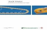 Track Chains - Transmin• Higher track links provide a d d it io n a lww e a r m a t e r ia l • Track links are forged from deep hardening low alloyed boron steels with certified