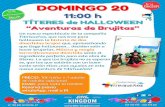 Little Kingdom. Centro de ocio infantil bilingüe en Madrid. - … · 2019-10-27 · Paseo de las Acacias, 67 El día 31 octubre tendremos la en LITTLE KINGDOM, con concursos de disfraces,