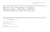 NUREG/CR-5386, 'Basis for Snubber Aging Research: Nuclear ... · Regulatory Commission with the Pacific Northwest Laboratory (PNL) as the prime contractor. Research conducted by PNL