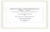 ADDITONAL MATHEMATICS - WordPress.com · 2016-05-13 · 6 ©UCLES 2005 0606/02/M/J/05 12 Answer only oneof the following two alternatives. EITHER Solutions to this question by accurate