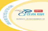 SUNDAY, 25 NOVEMBER 18 MSWA Ocean Ride - Corporate...The MSWA Ocean Ride is fun for everyone, even if you don’t feel like jumping on your bike. Corporate volunteering provides your