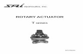 ROTARY ACTUATOR T SERIES - SAi Hydraulic Motorssaihyd.com/old/Rotary Actuator Catalog.pdfROTARY ACTUATOR T.12S Technical Data T.12S Rotation Continuous Max. Flow 27 gpm Motor Displacement