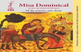 Misa Dominical - Centre de Pastoral Litúrgicapastoralliturgica.cpl.es/wp-content/uploads/2018/01/... · 2018-01-11 · Misa Dominical Centre de Pastoral Litúrgica 19 de marzo, san
