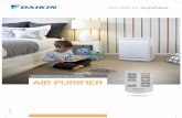 AIR PURIFICATION SOLUTIONS AIR PURIFIER · Daikin Australia Pty. Ltd. Certificate number: CEM20437 ASSUMPTIONS All representations made in Daikin marketing and promotional material