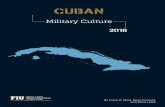 CUBAN - The Gordon Institutegordoninstitute.fiu.edu/policy-innovation/military...2 The following Cuban Military Culture Findings Report, authored by Brian Fonseca, Brian Latell and