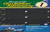 Occultation Journal for Astronomy ... - IOTA-ESJournal for Occultation Astronomy · January-March 2013 1 Journal for ... Paul Maley summary of IOTA Ofﬁ cers Meeting Richard Nugent