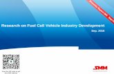 Research on Fuel Cell Vehicle Industry Development...• Currently the proton exchange membrane fuel cell (PEMFC) is widely used in fuel cell vehicles, which uses pure hydrogen as