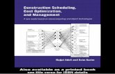 Construction Scheduling, Cost Optimization, and Management ... management and scheduling of actual construction