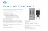 Typical AD Panelboard...Consult instructions NEMA PB-1.1 located in the circuit directory on the front door before installing this panelboard. If necessary, order replacement manual