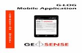 G-LOG Mobile Application...V1.0.12 3 1. ABOUT THIS DOCUMENT This user guide explains the features of the Android app G-LOG for on-site configuration and data download of the Geosense