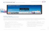 CTOUCHLaserNova specsheet65UHD EnglishV191204...Barco MirrorOp licence - for wireless multiplatform screen sharing with two-way touch functionality (up to 64 users) Built-in JBL(R)