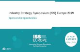 Industry Strategy Symposium (ISS) Europe 2019 2019... · 2019-02-13 · ISS Europe March 31 –April 2, 2019 Milan, Italy Increase your exposure! Contact us to become a sponsor! The