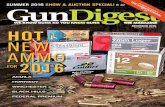 SUMMER 2016 SHOW & AUCTION SPECIAL! AL! P. 47 P · 2016-06-14 · aguila hornady winchester black hills federal premium for 2016 summer 2016 volume 33 • issue 8 summer 2016 show