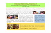 Grassroots Women’s Initiatives in Reconstruction and ... · Grassroots Women’s Initiatives in Reconstruction and Governance International Community Visit & Exchange Workshop August