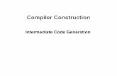 Compiler Construction - Urząd Miasta Łodzimath.uni.lodz.pl/~robpleb/presentation_1.pdfIntermediate Code is often the link between the compiler’s ... Syntax trees and postfix notation