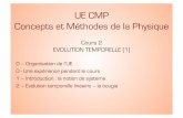 UE CMP Concepts et Méthodes de la Physique...• poly de TP : consignes générales, introduction sur la mesure, TP séance par séance • A rendre : de la feuille de résultats