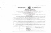 Published by Authority - Tripura...After creation of the Kumarghat Suti~DiViSiOn. the re-organised Kailashahar and Kanct1anpur Sub-Division will comprise th"e ·area Linder Revenue