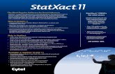 New in Version 11 Only in StatXact All within SAS ...for SAS Users Did you know you can use Cytel‘s nonparametric and exact inference methods within SAS? StatXact® PROCs plugs into