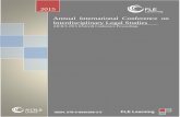 Annual International Conference on Interdisciplinary Legal ... · Annual International Conference on Interdisciplinary Legal Studies AICILS 2015 (Oxford) Conference Proceedings 2015