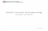 GDEC Grant Scholarship · Version 1.3 Updated: 03.12.18 If the Student’s Details DO NOT match the information on their driver’s permit or license, click the Checkbox beside the