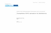 Template EPC-project in Moldova - INOGATE · Template EPC-project in Moldova Date yyyy-mm-dd Status Rev.date Rev BASIS OF TENDER Code Text 0 Contract agreement form of Principal Agreement