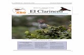 EL CLARINERO 62 Septiembre 2018. Asociación Bogotana de ...varias décadas el conocimiento de las aves acuáticas, especialmente las marinas era muy deficiente4. Los Censos Nacionales