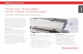 Thermo Scientific COL01369 DHX Heat Exchanger...The Thermo Scientific ™ DHX is a modular heat exchanger that uses single-use a BioProcess Container (BPC) as the sterile fluid path.