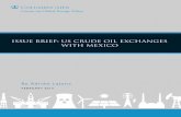 ISSUE BRIEF: US CRUDE OIL EXCHANGES WITH MEXICO Brief_US Crude Oil... · first ten months of 2014 crude oil imports from Mexico averaged 748,000 b/d (Table 1). Mexico is also a supplier