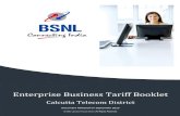 Enterprise Business Tariff Booklet - Calcutta Telephones · 2013-08-31 · Calcutta Telephones – Enterprise Business Tariff Booklet 2013 1 Annual tariff for High Speed Data Circuit