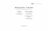 Mobile HDD · 2016-05-05 · Seagate Mobile HDD Product Manual, Rev. B 7 2.0 Drive Specifications Unless otherwise noted, all specifications are measured under ambient conditions,