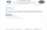  · BHUTAN POWER CORPORATION LIMITED 2019 Registered Office, Thimphu Company 47/BPC/SMD-D/CIVIL/DEO/2019/S©C To The Proprietor M/S Dezang Construction,