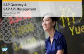 SAP Gateway & SAP API Management - actum...SAP Gateway is part of several Rapid Deployment Solutions (RDS) SAP Fiori apps yPrepackaged, instant-value apps across multiple business