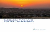 TANZANIA MAINLAND POVERTY ASSESSMENT · 2019-08-20 · vi Tanzania Mainland Poverty Assessment Figure II.2 Poverty Estimates in Tanzania and Other Developing Countries by Percentage