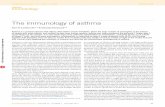 The immunology of asthma · 2019-11-17 · nature immunology VOLUME 16 NUMBER 1 JANUARY 2015 . 45. Immunology of the lung. review. Asthma is a chronic inflammatory disease of the