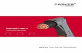 SUREGRIP SURECUT - Parkertorchology · 6 All products conform to EN60974-7, and are RoHS2, REACH and WEEE compliant Air-Cooled Features Focus Suregrip Surecut Plasma Cutting Torch