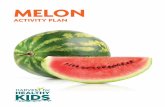 HfHK Melon Activity Plan - Colorado...• Now ask if the children can guess what color seeds and fruit are inside of the green watermelon . • Wash and cut the watermelon in half