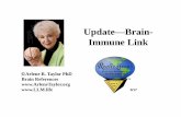 Update Brain- Immune Link - Arlene Taylor · researchers led by Jonathan Kipnis MD, a professor in Department of Neuroscience and Director of the University’s Center for Brain Immunology