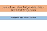 How to Enter Labour Budget related data in …nregapaschimmedinipur.com/documents/Presentation of LB...How to Enter Labour Budget related data in NREGAsoft (nrega.nic.in) MGNREGA,