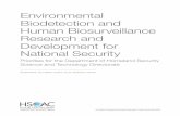 Environmental Biodetection and Human Biosurveillance ... · for preparedness and timely, effective response to a biological attack. As potential adversar-ies become more decentralized