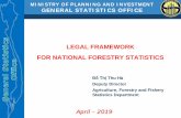 LEGAL FRAMEWORK FOR NATIONAL FORESTRY STATISTICSMINISTRY OF PLANNING AND INVESTMENT GENERAL STATISTICS OFFICE LEGAL FRAMEWORK FOR NATIONAL FORESTRY STATISTICS. ĐỗThị Thu Hà.