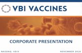 CORPORATE PRESENTATION · Final Phase I data announced May 2018. Zika. Preclinical work ongoing. IMMUNO-ONCOLOGY. eVLP. Glioblastoma Multiforme (GBM) Ongoing Phase I/IIa. Medulloblastoma.