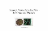 Lowest Power, Smallest Size RTK Receiver Modulenavspark.mybigcommerce.com/content/RTKReceiverApplication.pdf · GPS Receiver •Most GPS receivers use C/A code to measure position
