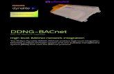 DDNG-BACnet · 2 DDNG-BACnet BACnet Network Gateway Specification Sheet • Direct control of lighting system – Permits direct control of the lighting system via the building’s