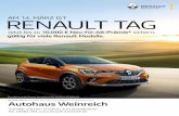 AM 14. MÄRZ IST RENAULT TAG · 2020-03-04 · Vertragsbedingungen. Abb. zeigen Renault Mégane GT Line, Mégane Grandtour GT Line, Grand Scénic BOSE Edition und Scénic BOSE Edition,