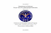 Fiscal Year (FY) 2020 Budget Estimates UNCLASSIFIED … · 2019-03-18 · UNCLASSIFIED UNCLASSIFIED Department of Defense Fiscal Year (FY) 2020 Budget Estimates March 2019 Chemical