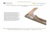 Ulnar Collateral Ligament Reconstruction (Tommy John Surgery) · Ulnar Collateral Ligament Reconstruction (Tommy John Surgery) The ulnar collateral ligament stabilizes the inside
