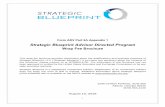 Strategic Blueprint Advisor Directed Program · Blueprint Advisor Directed Program. 2. The method of billing for this program was updated to reflect that fees are assessed in arrears