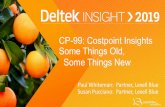 CP-99: Costpoint Insights Some Things Old, Some Things Ne - Costpoint Insights Some... · • Data Migration and Restructures • M&A Integration and Divestitures • Costpoint Health