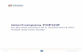 InterCompany POPSOP - Nolan Business Solutions · InterCompany POPSOP Integration Overview InterCompany POPSOP (IC POPSOP) allows for the creation of InterCompany trading relationships.