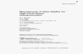 Management Data Quality for Characterization/67531/metadc709443/... · LE- DlSCWMW This repon was prepared 8s an account of work sponsored by an agency of the United States Government.